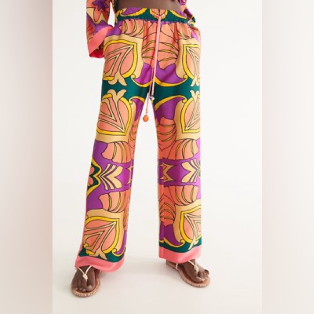 Zara Vibrant Multicolor Women's Pants